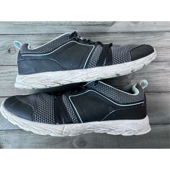 Vionic Mesh Lace-Up Sneakers WIDE Devra Black Size 11 - Picture 5 of 8